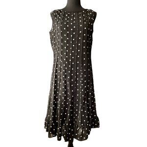 Z STUDIO Polka Dot Sleeveless Stretchy Dress